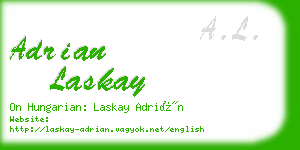 adrian laskay business card